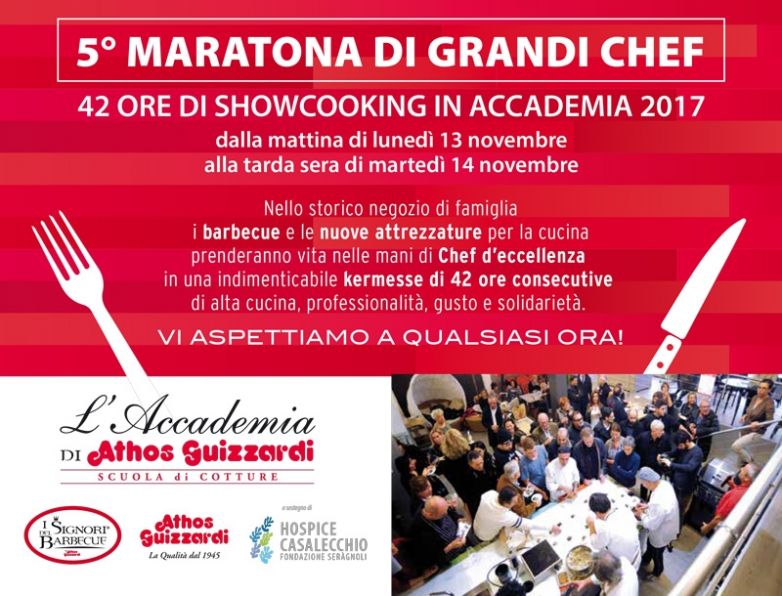 Al via la Maratona degli chef quinta edizione, il progetto che risveglia la passione per il gusto e la solidarieta’